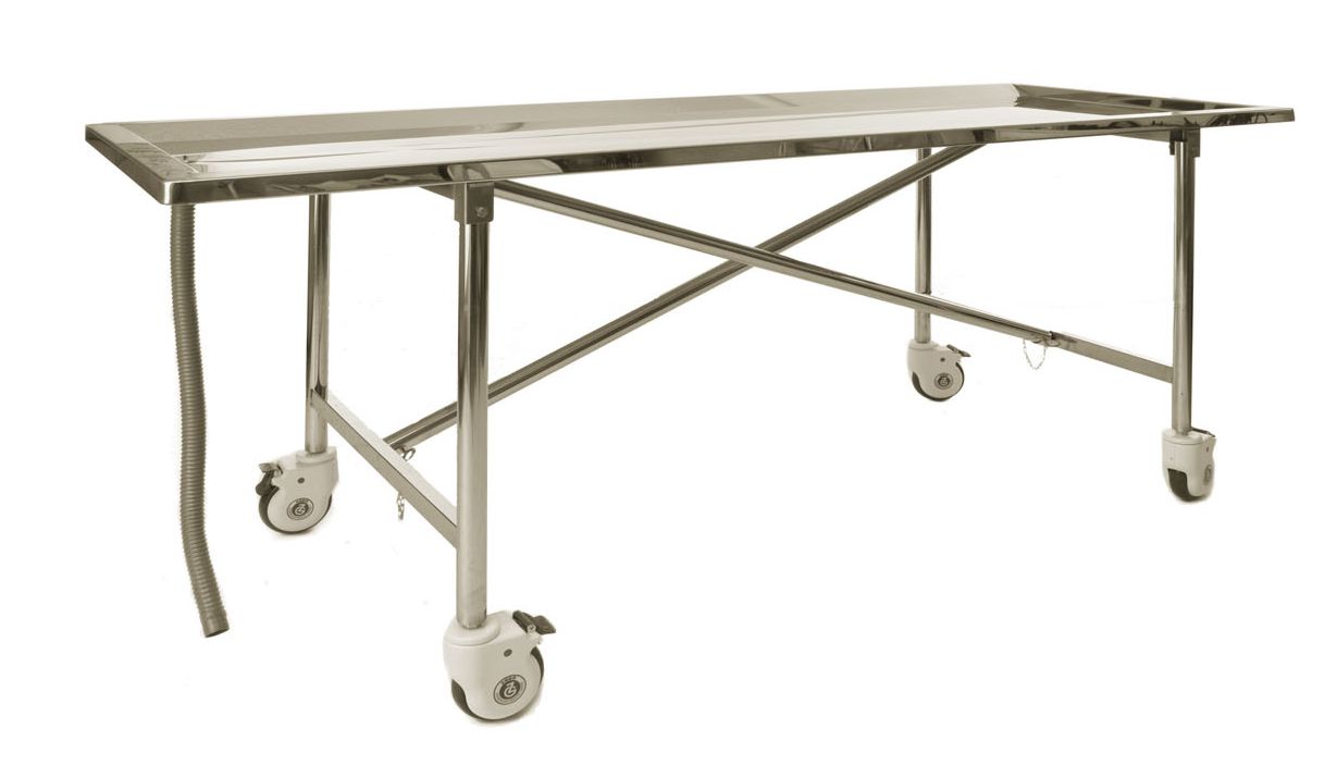 Foldable Mortuary Table from affordable funeral equipment